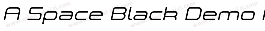 A Space Black Demo Regular字体转换